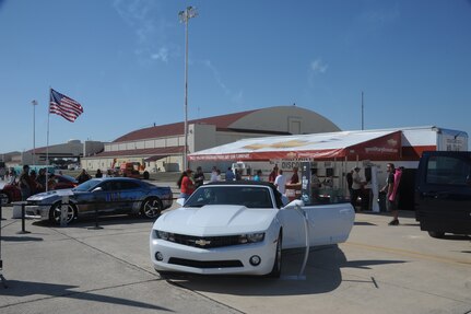 A record crowd of 150,000 attended the 2011 Randolph Air Force Base Airshow Oct. 30. Headlining this year's event were the U.S. Navy Blue Angels. (U.S. Air Force photo/Joel Martinez)
