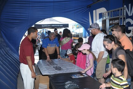A record crowd of 150,000 attended the 2011 Randolph Air Force Base Airshow Oct. 30. Headlining this year's event were the U.S. Navy Blue Angels. (U.S. Air Force photo/Joel Martinez)
