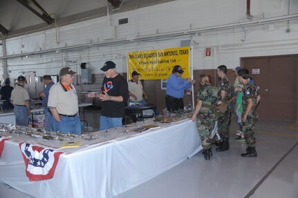 A record crowd of 150,000 attended the 2011 Randolph Air Force Base Airshow Oct. 30. Headlining this year's event were the U.S. Navy Blue Angels. (U.S. Air Force photo/Joel Martinez)
