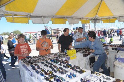 A record crowd of 150,000 attended the 2011 Randolph Air Force Base Airshow Oct. 30. Headlining this year's event were the U.S. Navy Blue Angels. (U.S. Air Force photo/Joel Martinez)