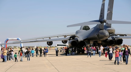 Air Force aircraft are displayed Oct. 29 as part of the 2011 Randolph Air Force Base Airshow. Air shows allow the Air Force to display the capabilities of their aircraft to the American public through aerial demonstrations and static displays.  Randolph's air show allowed attendees to get up close and personal to see some of the equipment and aircraft used by the U.S. military servicemembers and Department of Defense civilians today. (U.S. Air Force Photo by Don Lindsey)