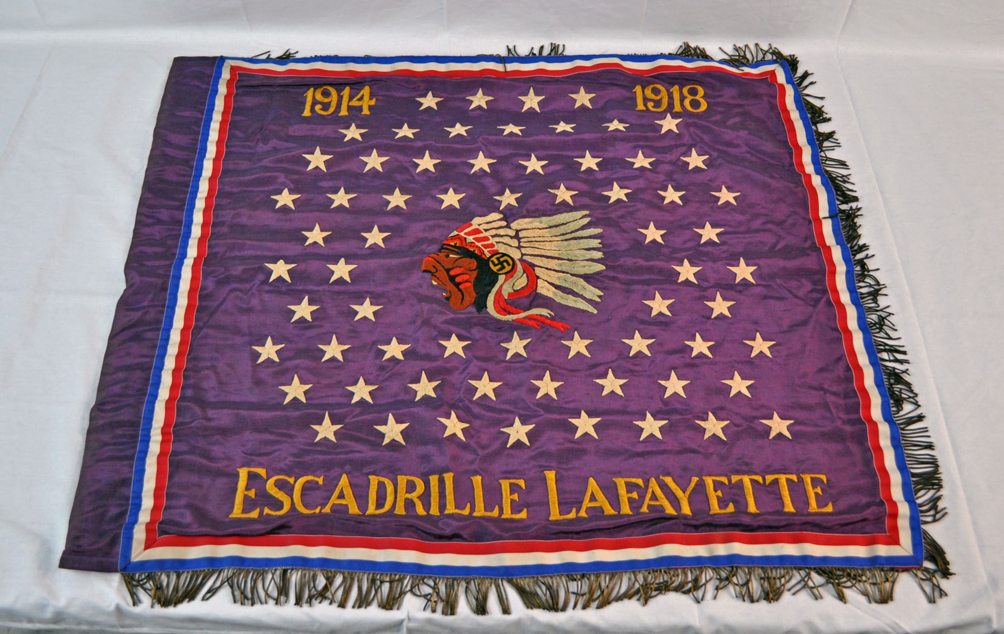 During World War I, many Americans citizens volunteered with the Lafayette Flying Corps to serve as volunteer pilots and observers in French combat squadrons.  In April 1916, the most famous American squadron, N124 "Escadrille Americaine," was established. Once America entered the war in 1917, many of the American volunteers were folded into the Army Air Service's 103rd Aero Squadron. (U.S. Air Force photo)