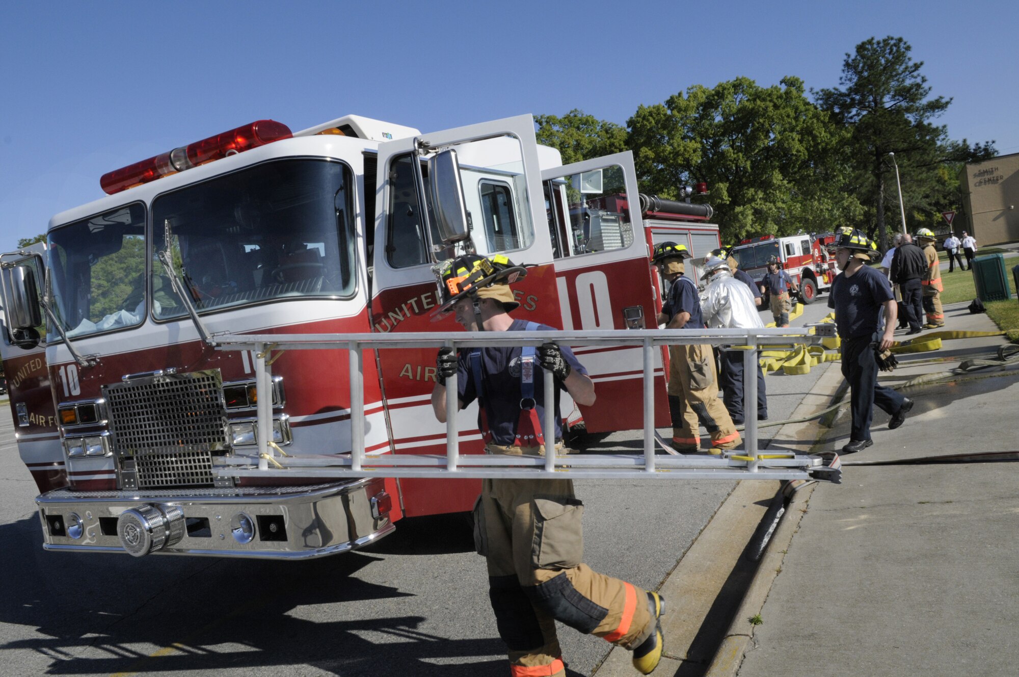 Station 1, the fire station on Russell Parkway, was the third and final fire station on base to achieve VPP Gold status.