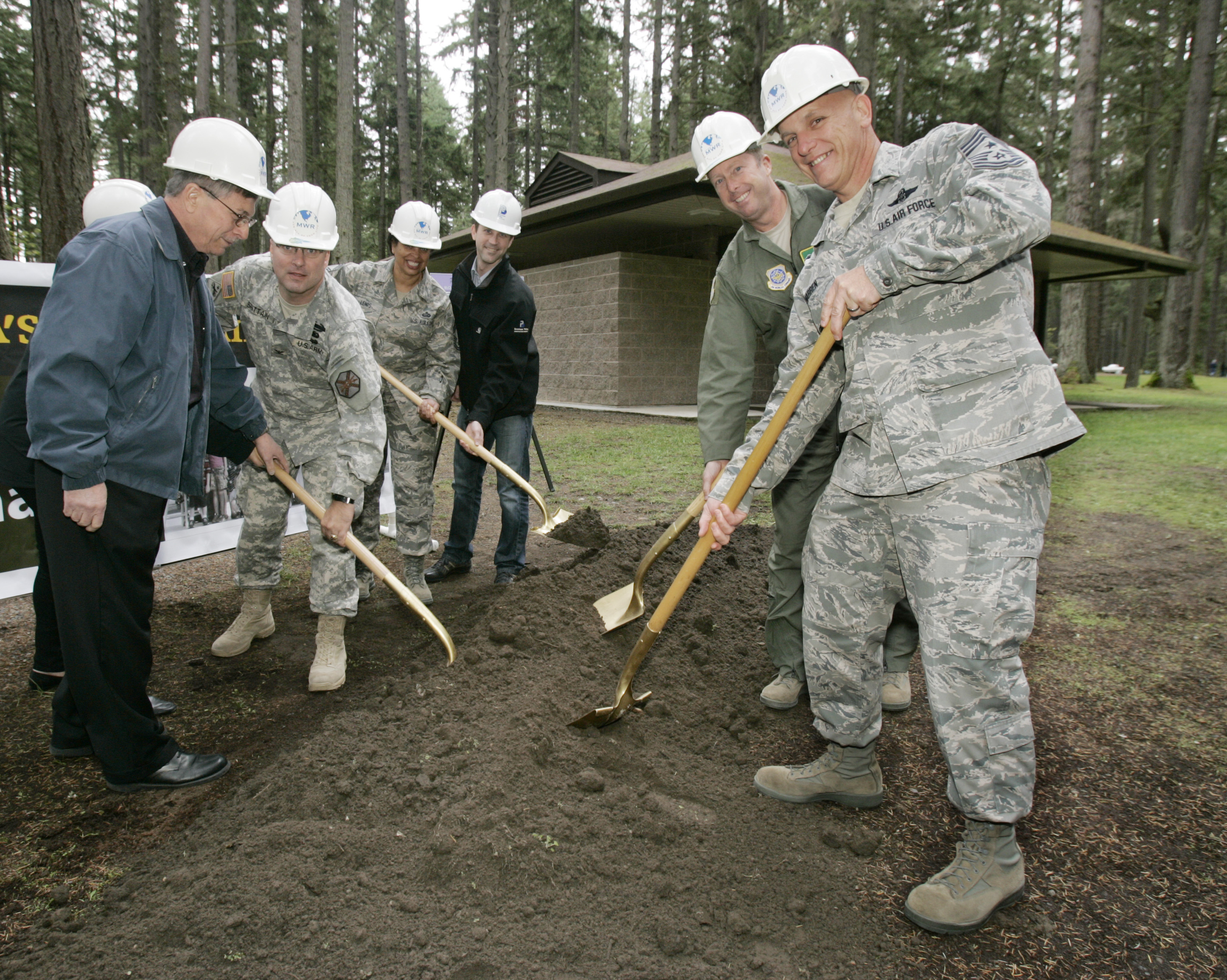 McChord Field’s Holiday Park groundbreaking ceremony