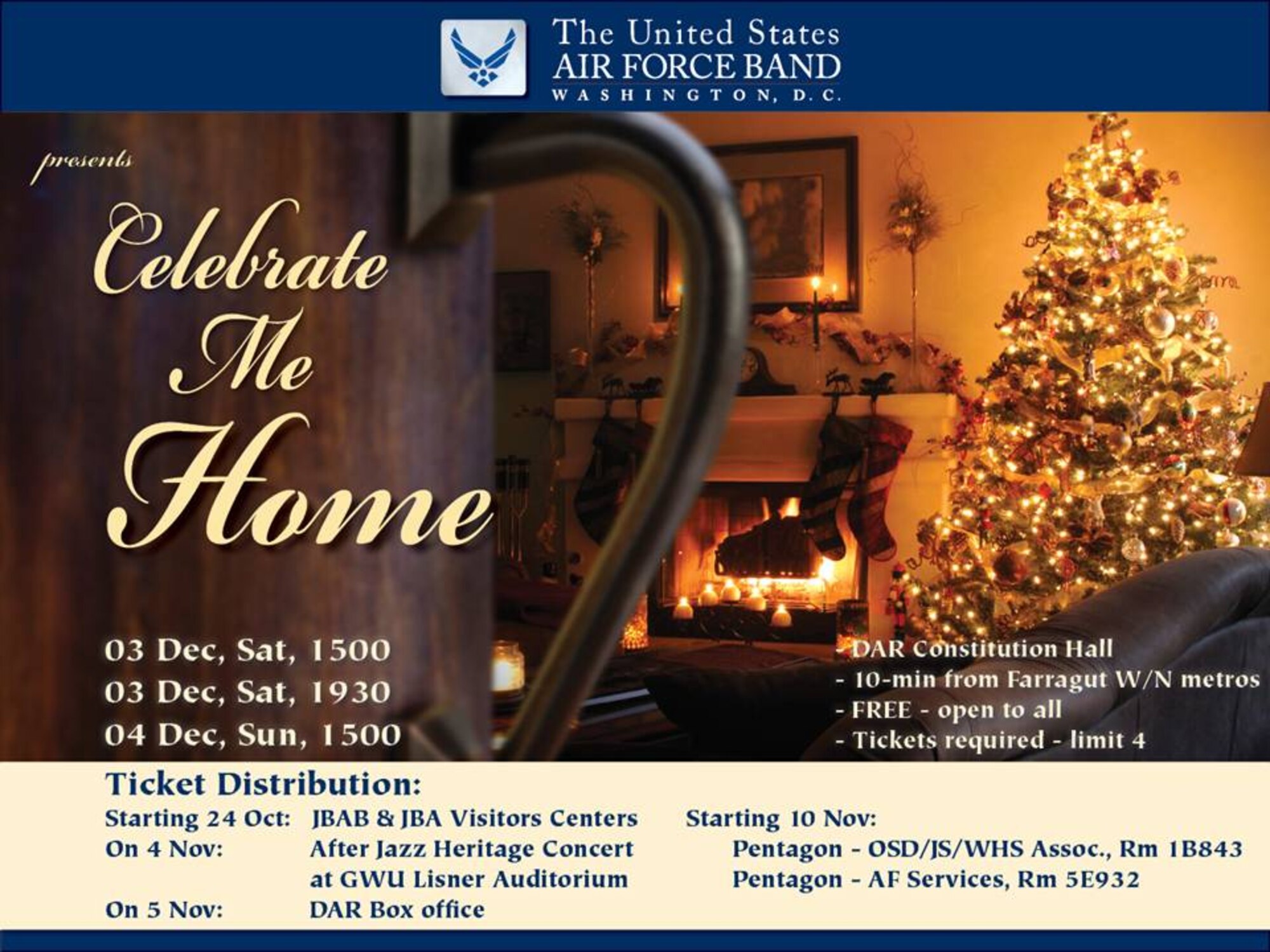 U.S. Air Force Band Holiday Concert Series