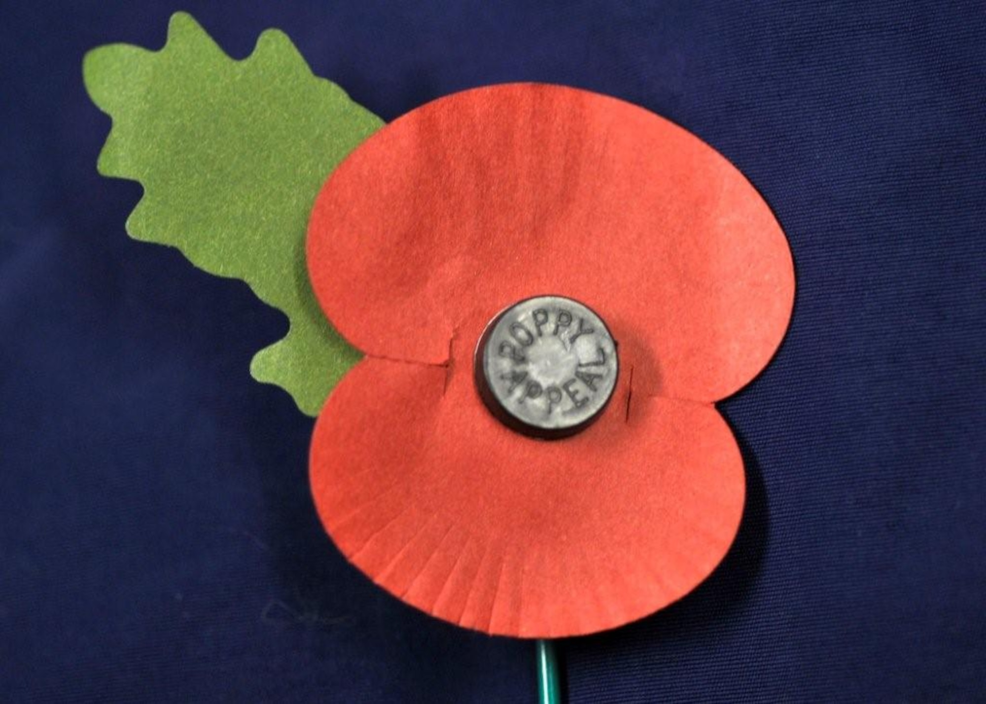 The wearing of poppies is a proud tradition in the U.K.. Today the artificial poppies are made at the Poppy Factory in Surrey, England and Remembrance Sunday is the culmination of a year's effort to make 38 million Remembrance poppies, 5 million Remembrance petals, 900,000 crosses and 100,000 wreaths. A team of 50 people , most of them disabled and ex-servicemen and women, work all year round. They also make wreaths laid by Her Majesty the Queen and other members of the Royal Family. (US Air Force photo y Airman 1st Class Eboni Knox)
