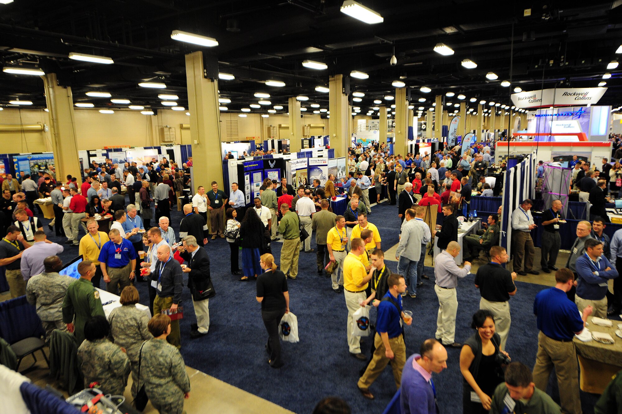 More than 4,000 Air Mobility Command active-duty Airmen, Guardsmen and reservists gathered at the 43rd Annual Airlift/Tanker Association Conference and Symposium Nov. 3 to 6 in Nashville, Tenn. During three days of briefings, AMC Airmen, including more than 80 from McConnell, were addressed by Marine Sgt. Maj. Bryan B. Battaglia, Joint Chief of Staff senior enlisted advisor to the chairman of the joint chiefs of staff; Air Force Maj. Gen. Craig N. Gourley, Air Force Reserve Command commander; and Air Force Gen. Raymond E. Johns, AMC commander. Along with keynote speakers, Airmen listened to over 50 seminars, walked through an expo and joined in an intense crud tournament where McConnell's teams took first and second place. (U.S. Air Force photo/Senior Airman Courtney Witt)