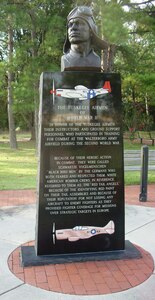The Tuskegee Airmen monument located at the Walterboro Army Airfield in Walterboro, S.C., honors the pilots, instructors and ground training personnel who participated in combat training conducting at the Airfield.  