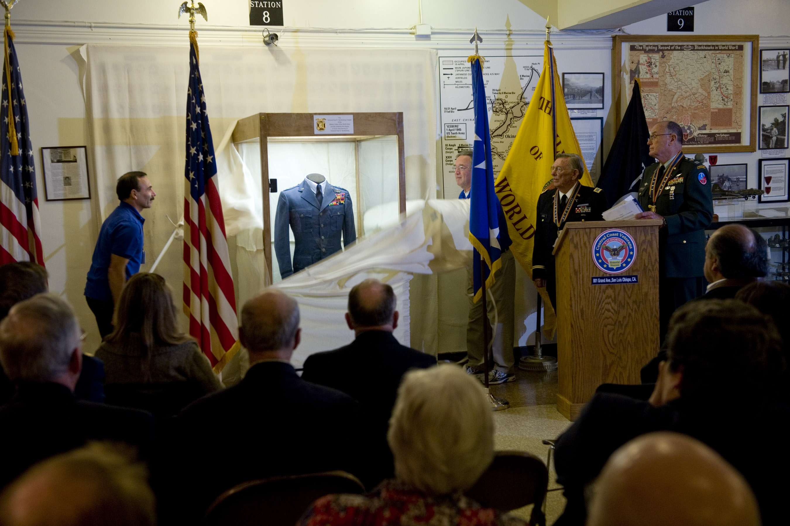 Gen. Hoyt Vandenberg's uniform displayed in San Luis Obispo