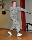 Staff Sgt. Jayvan Eberle, 47th Medical Group, tries to bowl a strike at Cactus Lanes here Nov. 4. Personnel from the 47th MDG were bowling for Medical Service Corps and Health Services Management Appreciation Week, which is a service-wide event building camaraderie and partnership for Air Force medical personnel across the globe. (U.S. Air Force photo/2nd Lt. James Ramirez)

