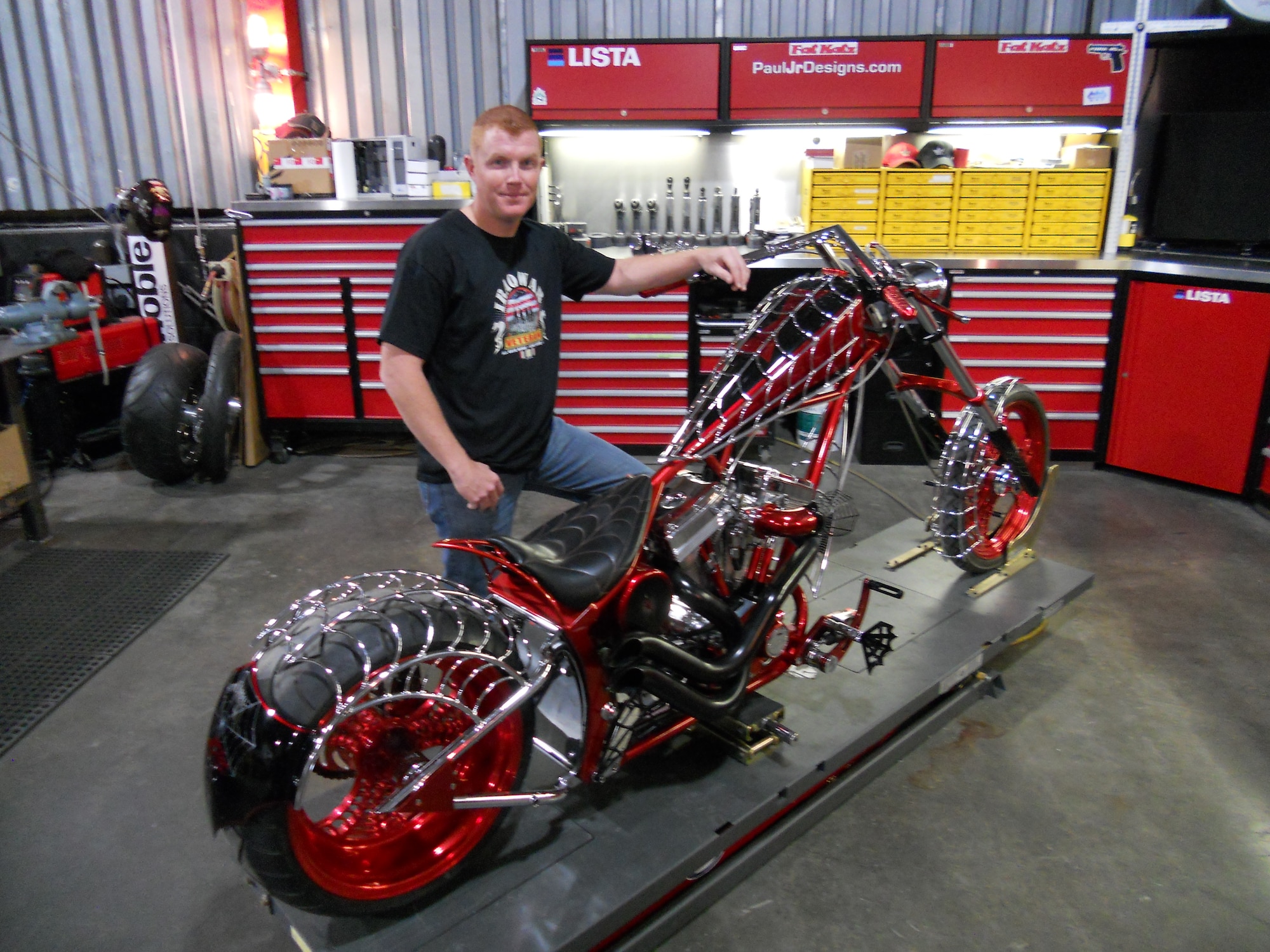 Black widow store bike american chopper