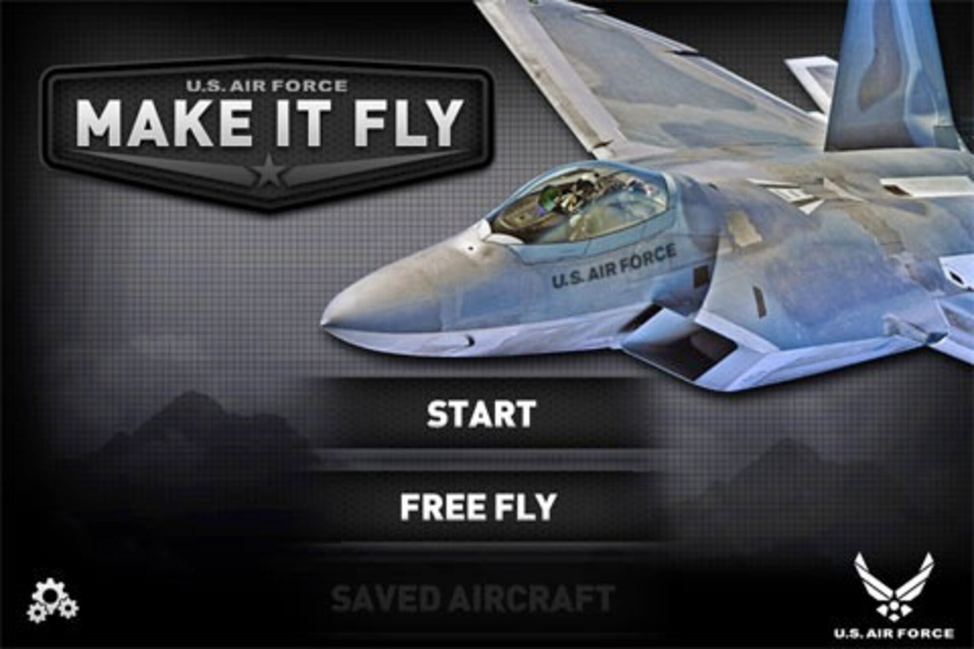 A screenshot from the Air Force's Make-It-Fly mobile app. (Courtesy of Air Force Recruiting Service)