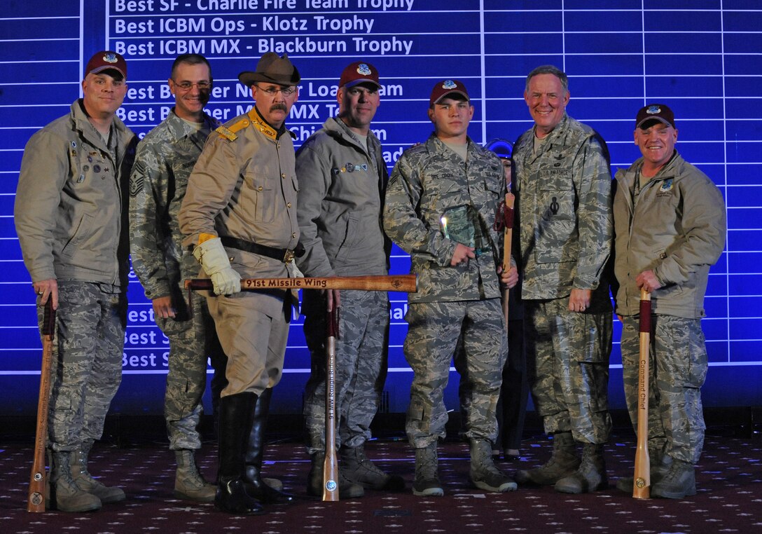 BARKSDALE AFB, La. - Senior Airman Richard Ste. Croix from the 91st Security Forces Group at Minot Air Force Base, N.D., was named the Best M-9 Shooter during the first round of score posting of Global Strike Challenge at Barksdale Air Force Base, La., Nov. 8. (U.S. Air Force photo/Airman 1st Class Micaiah Anthony)