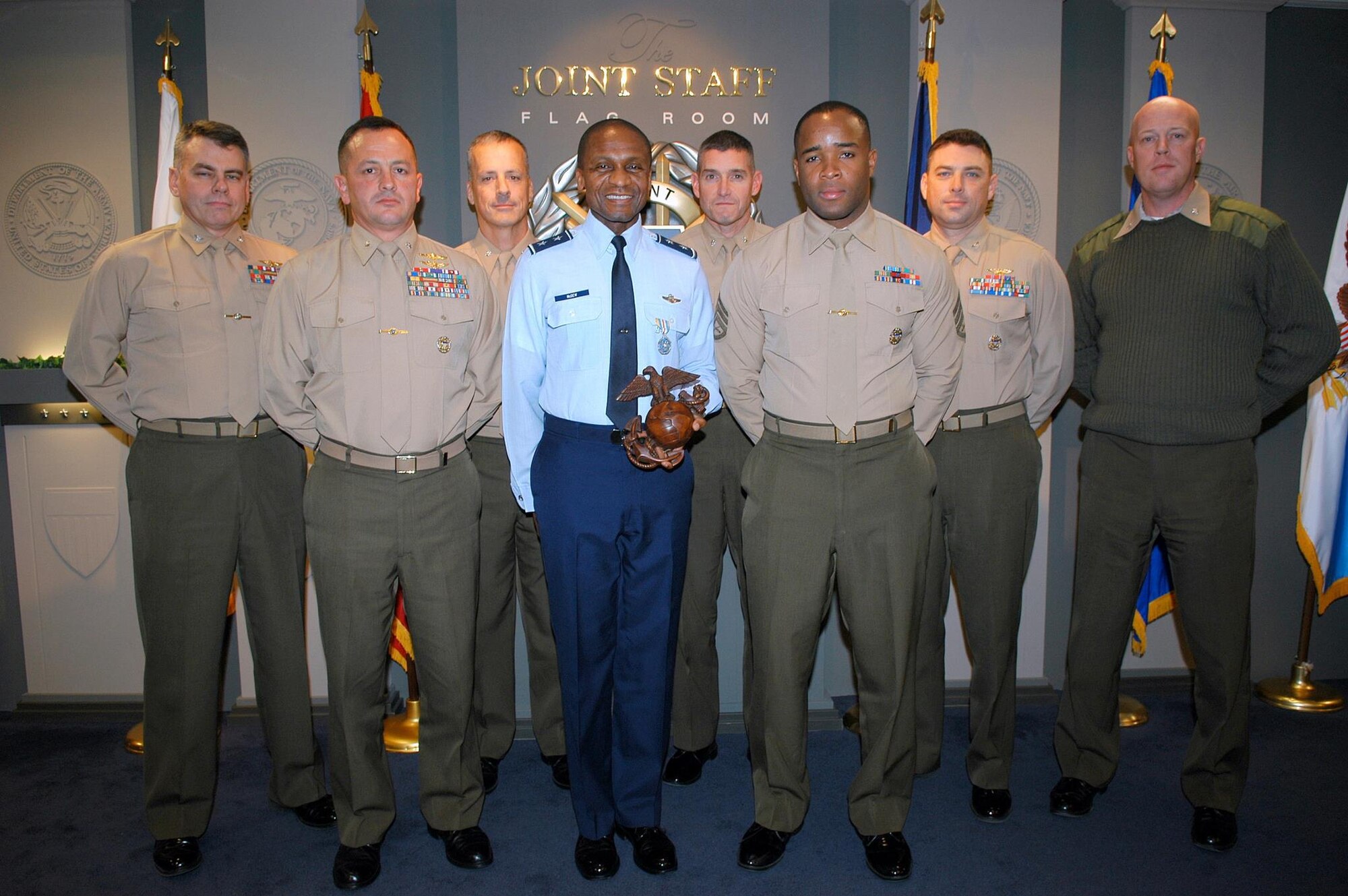 To the men and women of the U.S. Marine Corps and their families:

Your proud and distinguished history spans every major conflict and U.S. military operation since the birth of our nation. The Marine Corps legacy is that of the most loyal, revered, and professional fighting force the world has ever known. Marines strike fear in the hearts of our enemies and they are the beacons of hope to those in need during humanitarian operations. 
Your sacrifices are many and your accomplishments…astonishing. For more than two centuries, Marines have fought and defeated our enemies during times of war, and deterred them during times of peace. America’s Airmen are proud to serve alongside you – “The Few. The Proud. The Marines.”

Happy 236th Birthday, U.S. Marine Corps!

Semper Fidelis,
Maj. Gen. Darren W. McDew
Commander, Air Force District of Washington