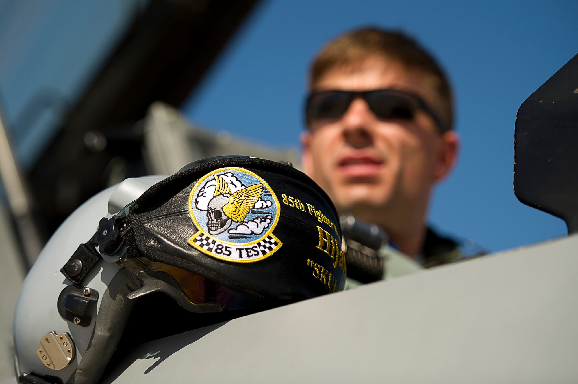 U.S. Air Force Maj. James Geoppinger completes his preflight check of a F-16 Fighting Falcon for a mission during exercise Vigilant Shield 12 on Naval Air Station Key West, Fla., Nov. 6, 2011. The exercise in Key West will be the "first-ever proof of concept" for the military's Joint Deployable Integrated Air and Missile Defense System, a collection of high-end radars and missile systems as well as aircraft that work in tandem in the event of a threat to the continental United States.  (U.S. Air Force photo by Tech. Sgt. Dennis J. Henry Jr.)