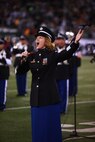 EAST RUTHERFORD, N.J. -- The United States Military Academy’s West Point Band performed at halftime during the New York Jets vs New Englad Patriots military appreciation game, Nov. 13. Marines, Sailors, Coast Guardsmen, Airmen and Soldiers unfurled an American Flag across the field during a pre-game ceremony as part of the Jets’ celebration of veterans. (Official Marine Corps photo by Cpl. Caleb Gomez / RELEASED)