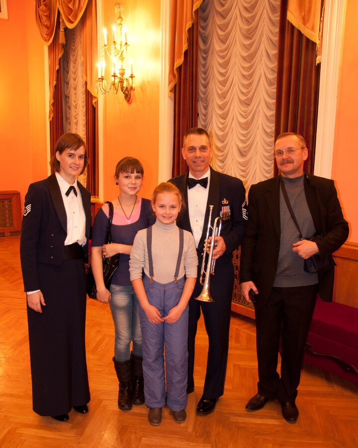 The USAFE Band tours Russia