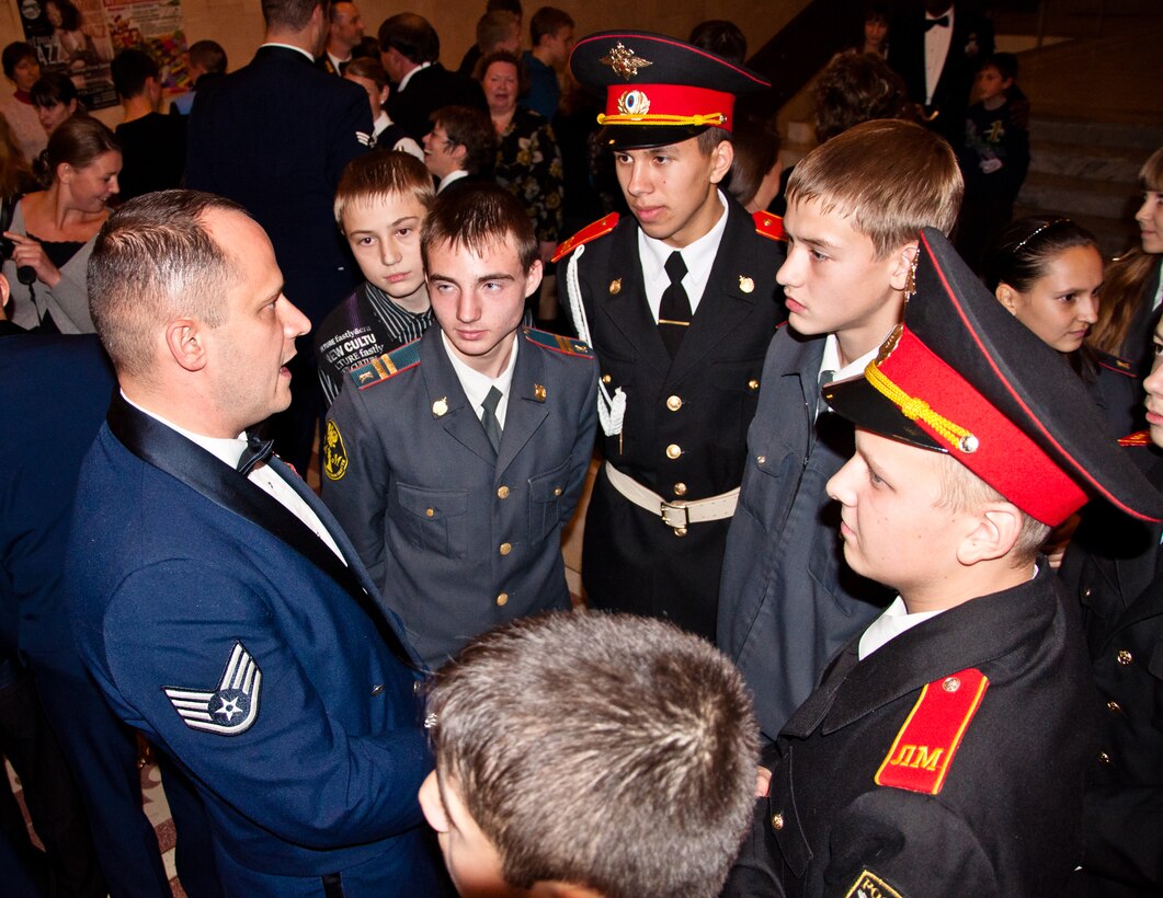The USAFE Band tours Russia