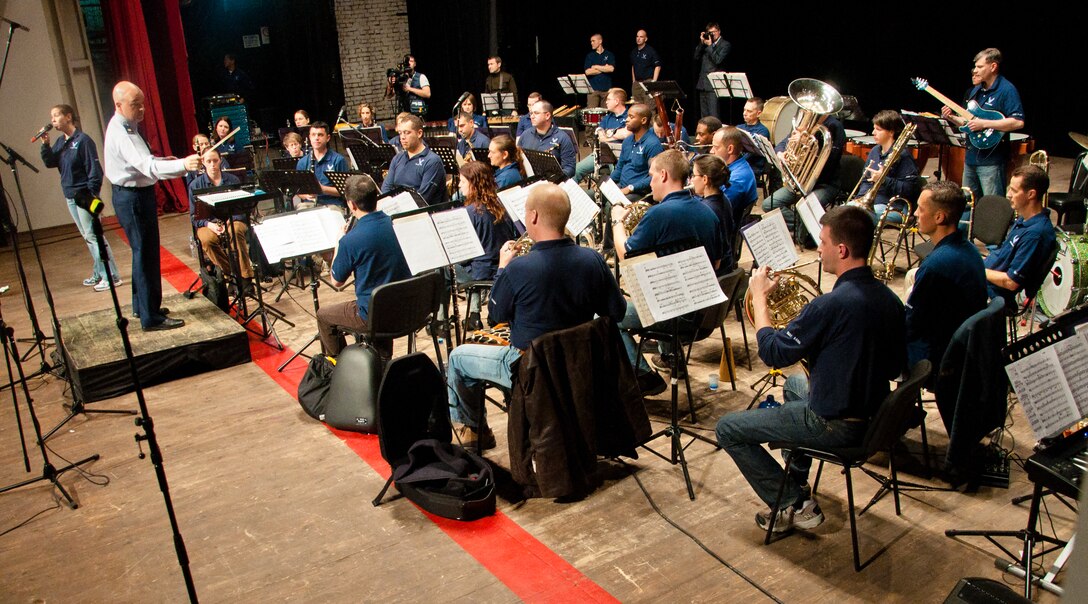 The USAFE Band tours Russia
