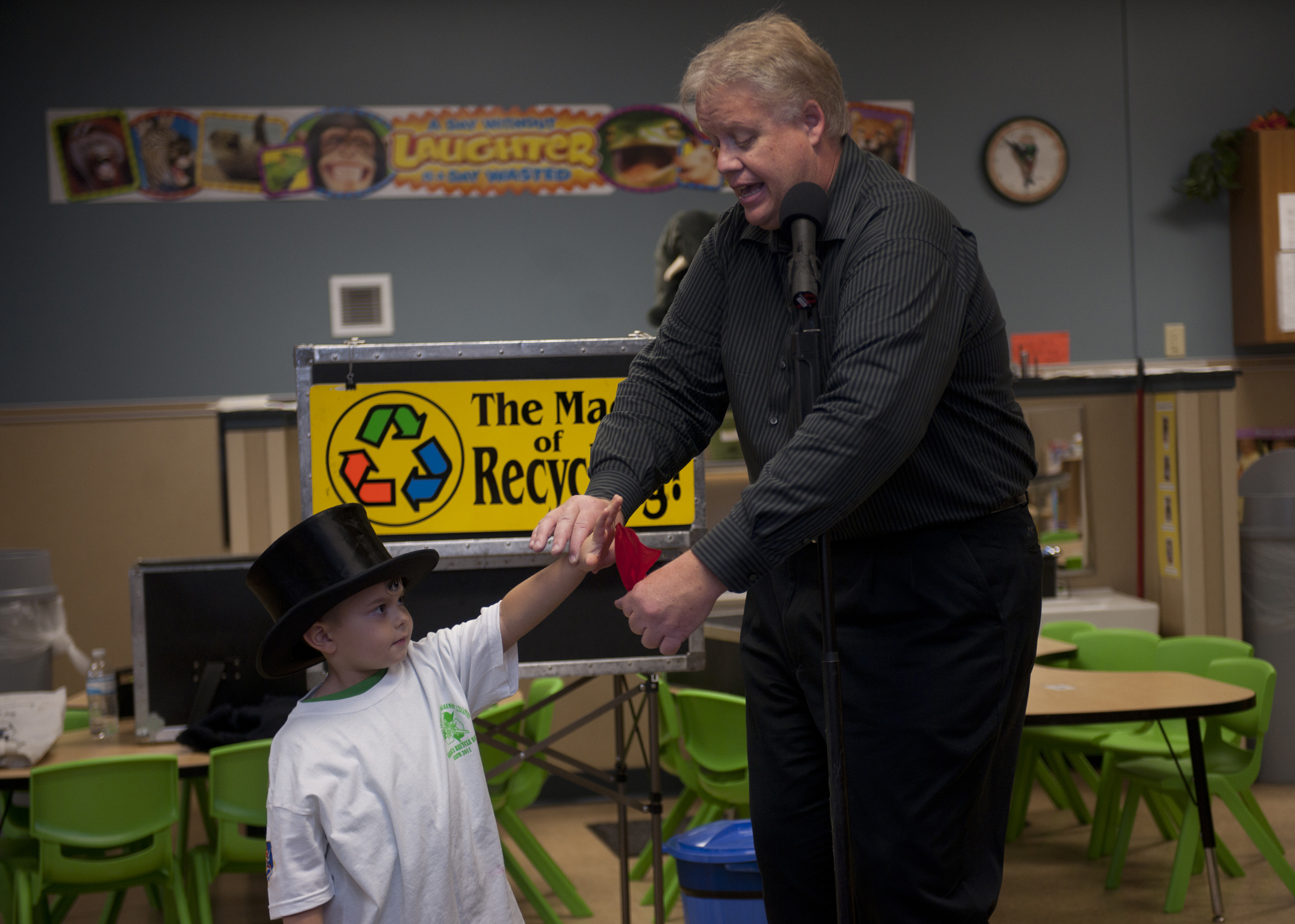The magic of recycling America Recycles Day > Moody Air Force Base