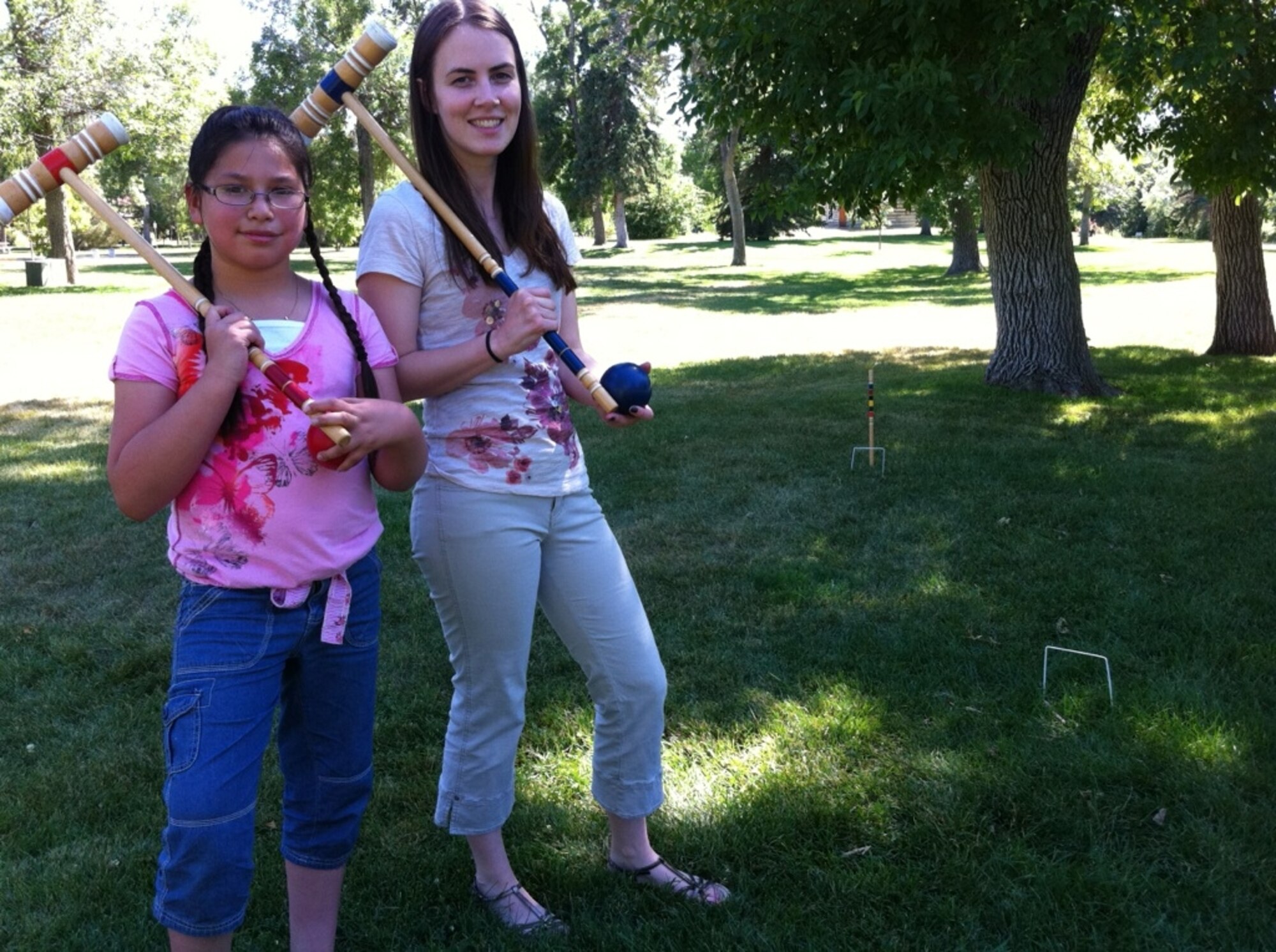 This month's Volunteer of the Month is Capt. Anna Tabor, 341st Medical Operations Squadron clinical psychologist, pictured above with her little sister, Loreena, 10, through the Big Brothers Big Sisters program.
"I was involved in Big Brothers Big Sisters in high school as part of the 'Big Bunch' program," Tabor said. "I had such a good experienced, I wanted to do it again."
Tabor and Loreena spend 10 to 15 hours a month together; their favorite activities are playing Wii and making pizza.
Tabor said she volunteers her time with Loreena mainly because "she is a fun kid to be around and I enjoy my time with her. Being a big is a positive experience in my life."