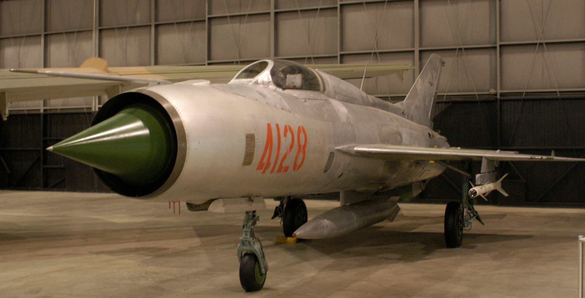 MiG-21 in the Southeast Asia War Gallery at the National Museum of the U.S. Air Force. (U.S. Air Force Photo)
