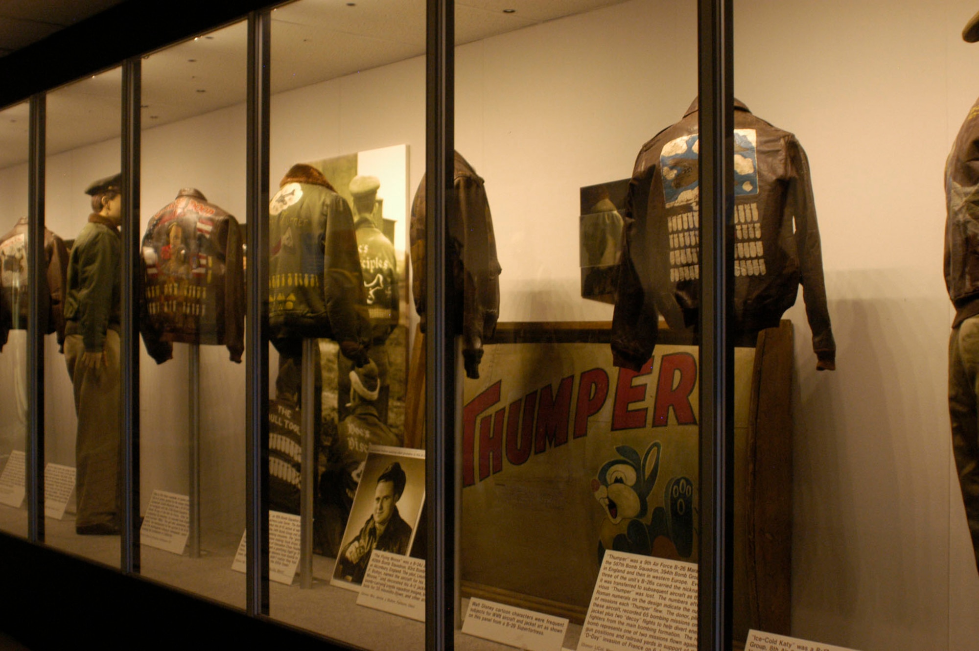 Evolution of USAF Flight Clothing exhibit at the National Museum of the U.S. Air Force. (U.S. Air Force photo)
