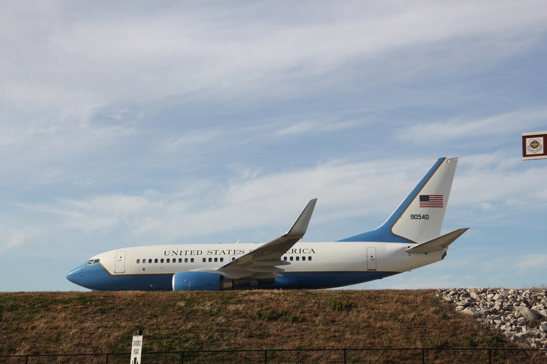 The 932nd Airlift Wing received its fourth C-40C on Nov. 18, 2011.  The C-40's mission is to provide safe, reliable airlift for our nation's leaders. (U.S. Air Force photo/Tech. Sgt. Gerald Sonnenberg)
