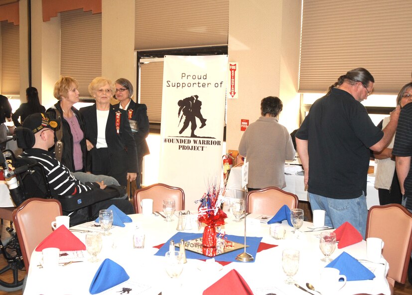 Guests at the Wounded Warrior luncheon Nov. 9 at the Mountain View Club visited displays by multiple organizations, including the Blue Star Mothers.

By Dennis Carlson