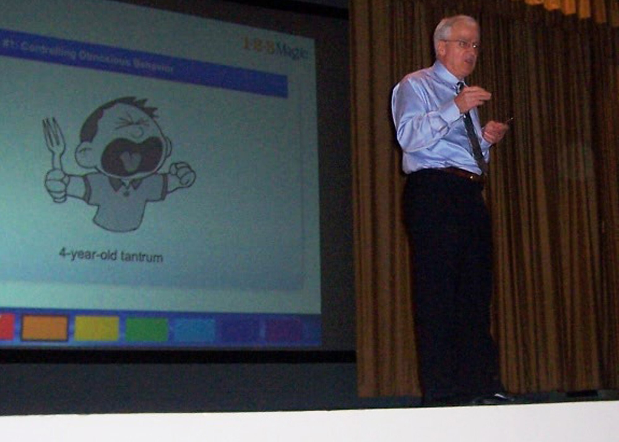 Dr. Thomas Phelan, Ph. D., a clinical psychologist with more than 30 years experience working with children, adults and families, offers guidance in raising both young children and adolescents, at the two parenting classes held at the Enlisted Hall Nov. 16.  (Courtesy photo)  

