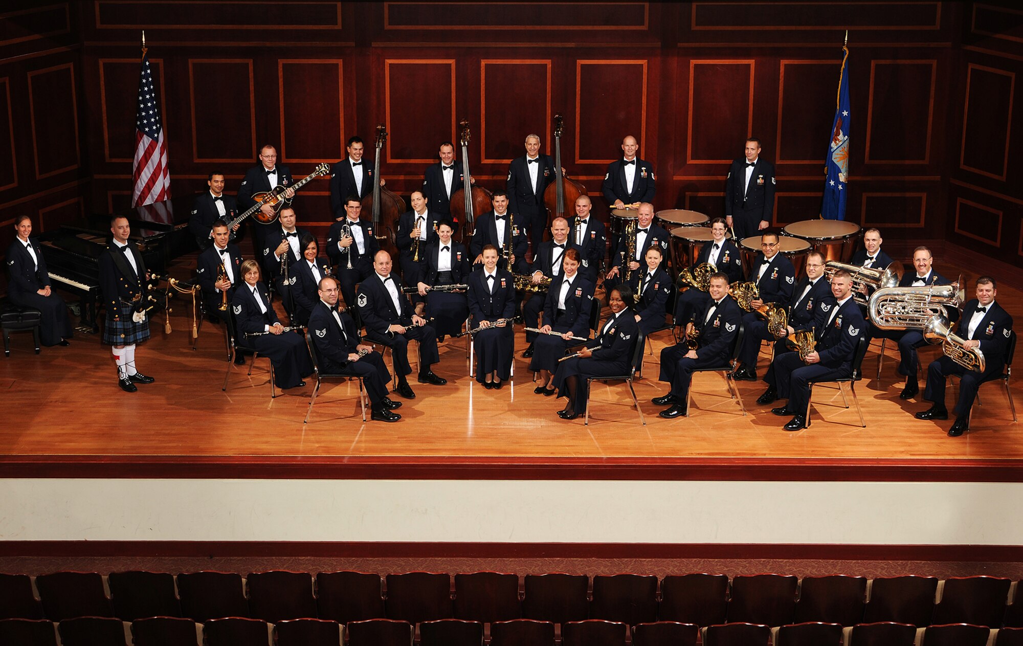 The Air Force Reserve Command presents its free annual holiday concert by the Band of the U.S. Air Force Reserve at the Museum of Aviation Dec. 8 at 7 p.m. (U.S. Air Force photo)