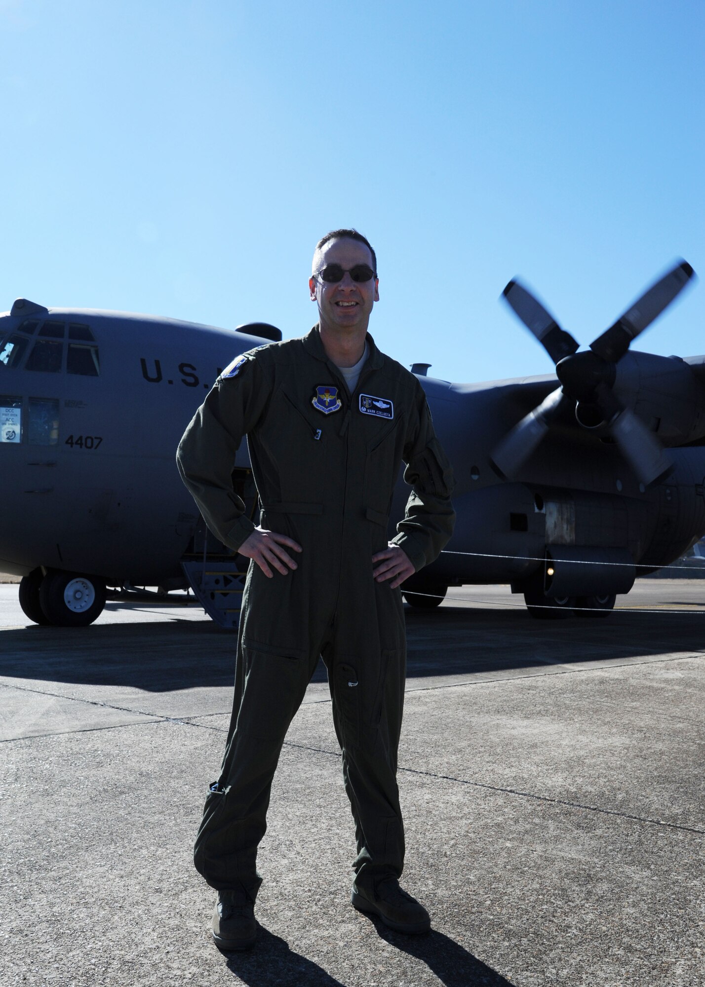 Col. Mark Czelusta, 314th Air Wing commander from Little Rock Air Force Base Arkansas speaks to Specialized Undergraduate Pilot Training Class 12-02 during their graduation ceremony on Nov. 18 in the Kaye Auditorium. Czelusta urged graduates to think about the future of the Air Force, and their part in it. (U.S. Air Force photo/Airman 1st Class Chase Hedrick)