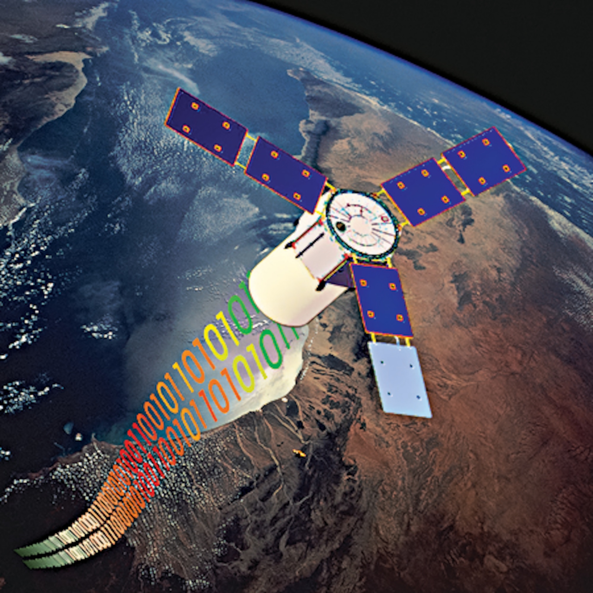 TacSat-3 recently celebrated its two-year anniversary on-orbit, surpassing original mission requirements.  (Air Force Image)