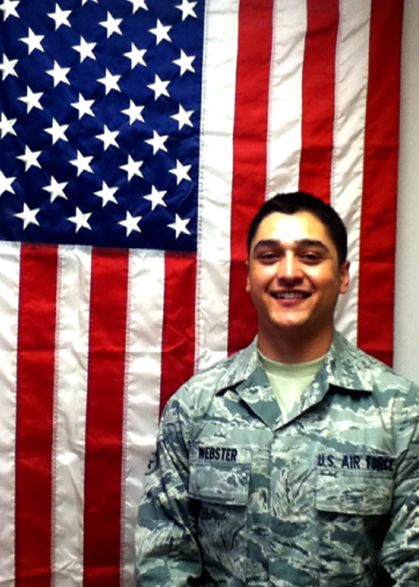 SPANGDAHLEM AIR BASE, Germany – Airman 1st Class Billy Webster, 52nd Operations Support Squadron, is the Super Saber Performer for the week of Nov. 24 - 30. (Courtesy photo)