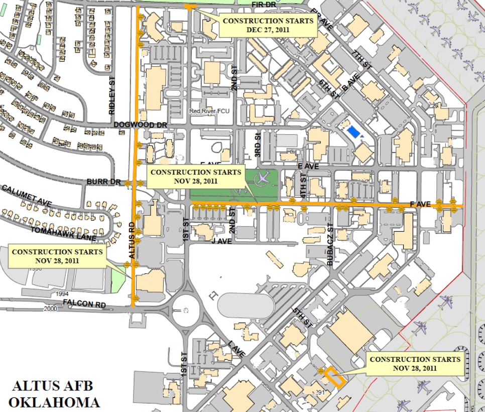 Hill AFB Base Map Building