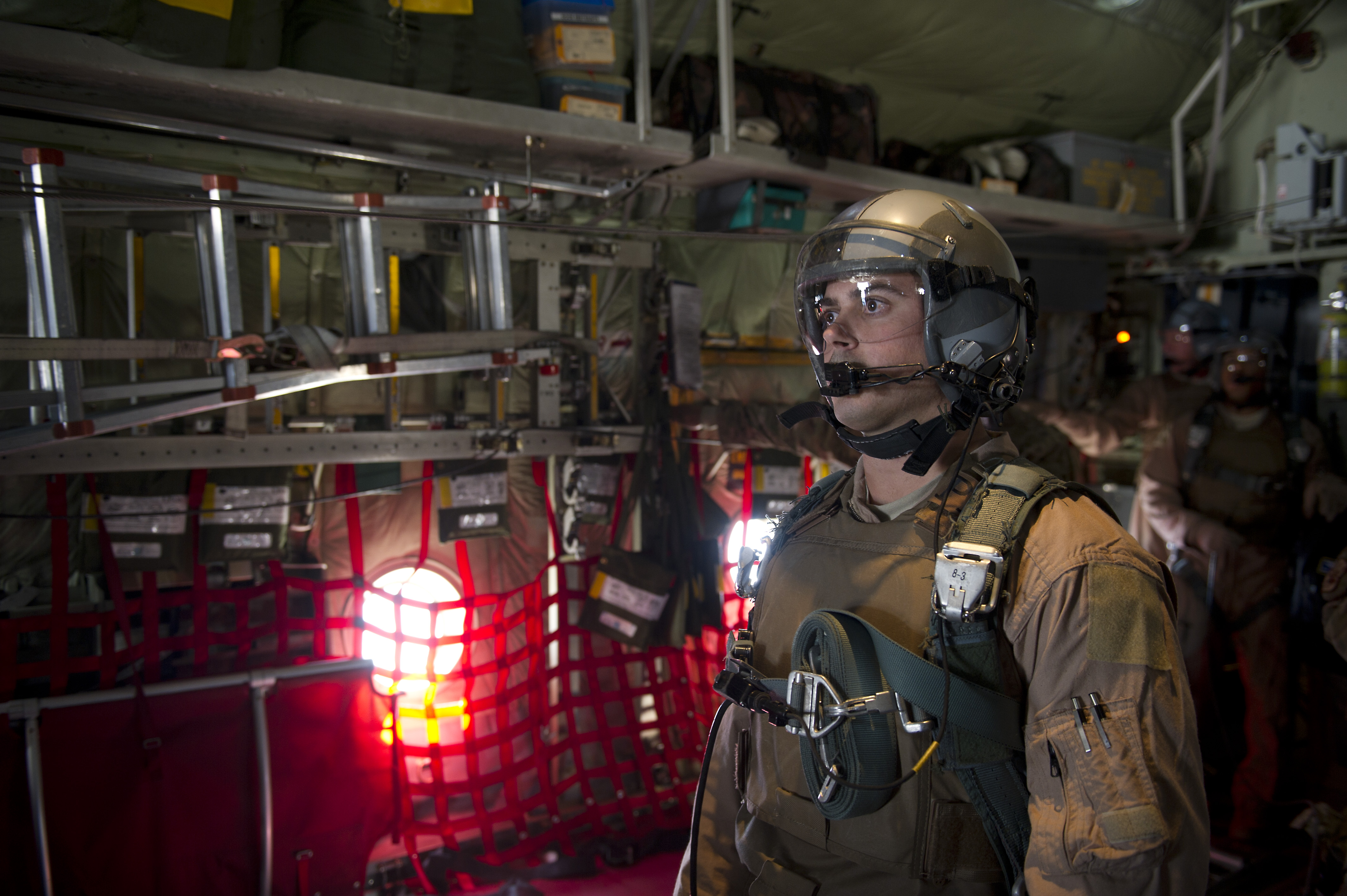 Air Force airdrops forklift at remote base > Air National Guard ...