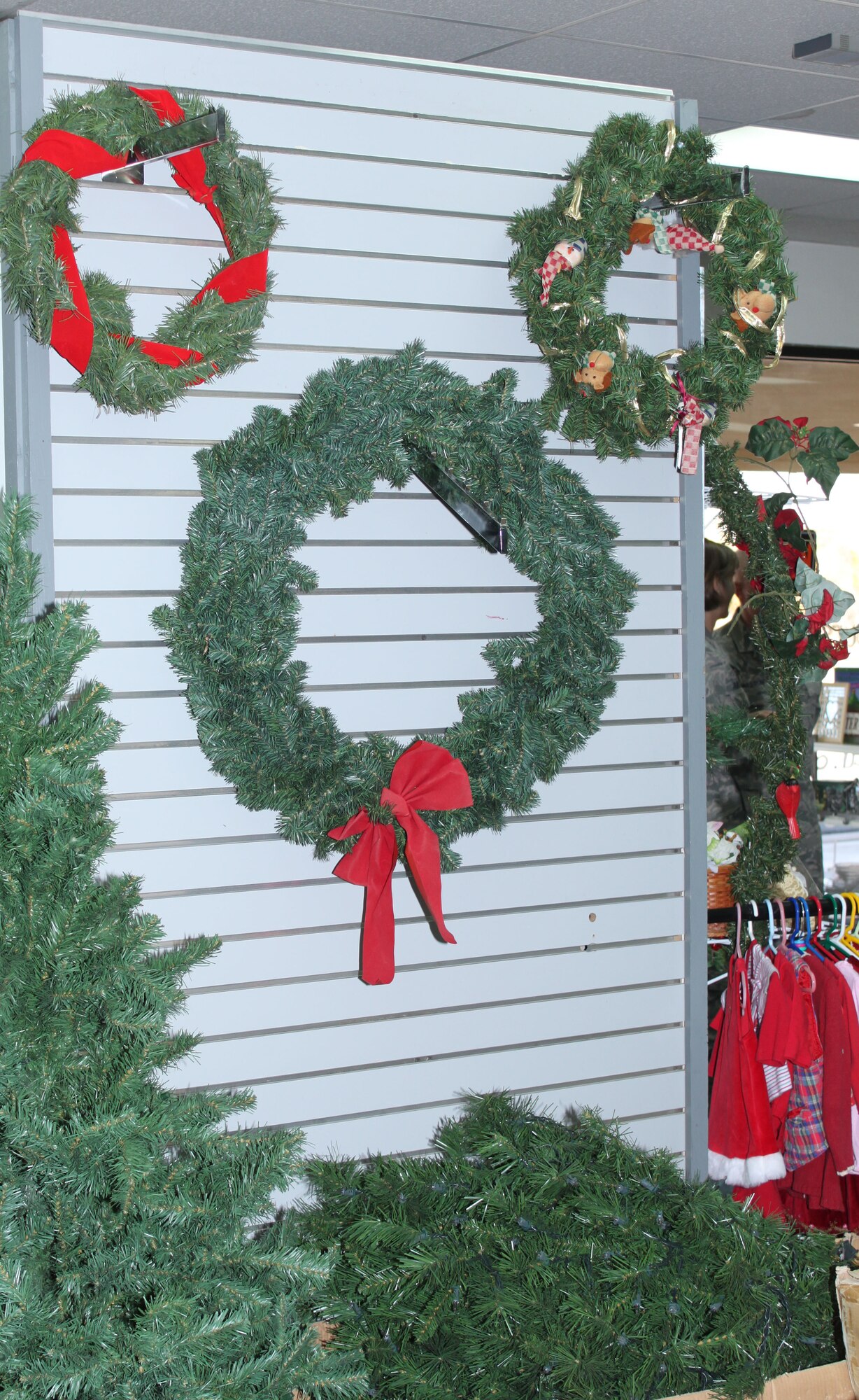 The Airman's Attic offers everything from clothing to household goods free of charge for Active Duty military members, in any branch of the service, rank E-6 and below. (U.S. Air Force Photo by Meredith Mingledorff) 
