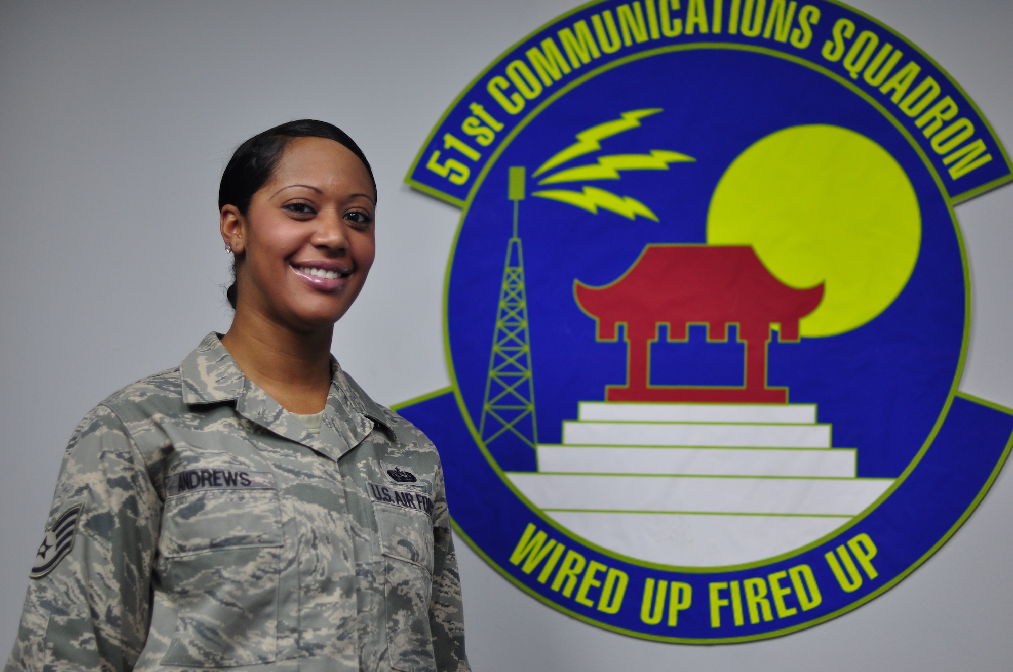 Staff Sgt. Antwaynete Andrews, 51st Communications Squadron (U.S. Air Force photo/Tech. Sgt. Chad Thompson)