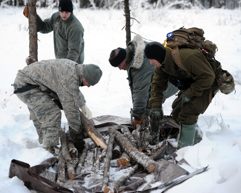 Cool School Teaches Arctic Survival U S Air Force Article