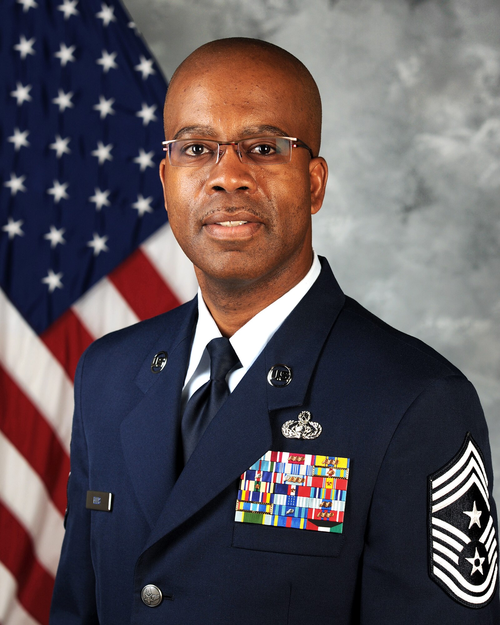 Chief Master Sgt. Robert A. Ellis became the new command chief master sergeant at the U.S. Air Force Warfare Center November 2011, at Nellis Air Force Base, Nev. (Courtesy Photo)