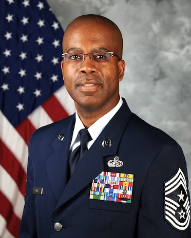 Chief Master Sgt. Robert A. Ellis became the new command chief master sergeant at the U.S. Air Force Warfare Center November 2011, at Nellis Air Force Base, Nev. (Courtesy Photo)