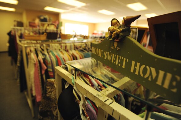 MINOT AIR FORCE BASE, N.D. -- One organization that has been dedicated to raising money for charitable causes is the Officers’ Spouses’ Club. One of the club’s projects has been the administration of the base thrift shop. Currently, all proceeds from the thrift shop are directed towards the OSC, which then provides contributions to charities including Operation Warmheart, Air Force Village, Minot Music Boosters and Minot AFB Youth Center, among others. The OSC also offers annual scholarships to high school students, college students, and spouses of military personnel. (U.S. Air Force Photo/Airman 1st Class Jose Hernandez)