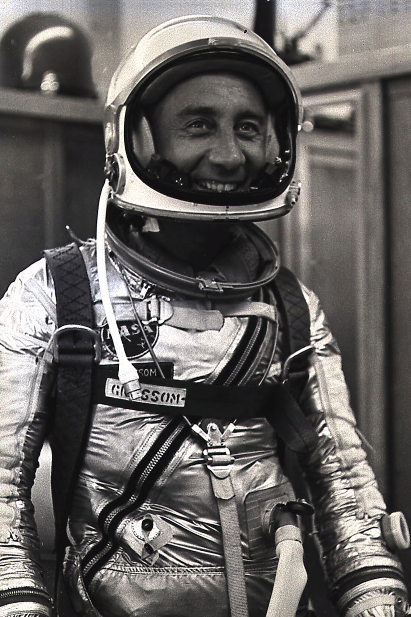 Lt. Col. Virgil I. "Gus" Grissom was one of NASA's original seven Mercury astronauts and the first man to fly in space twice. He died Jan. 27, 1967, in the Apollo 1 fire at Cape Kennedy. Grissom Air Reserve Base, Ind., is named in his honor. (NASA photo) 
