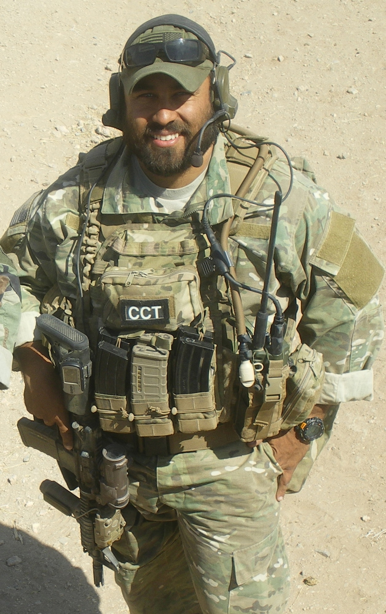 In 2003, Staff Sgt. Robert Gutierrez Jr. trained for 12 weeks in the combat control operator course in the 334th Training Squadron.  (Courtesy photo)