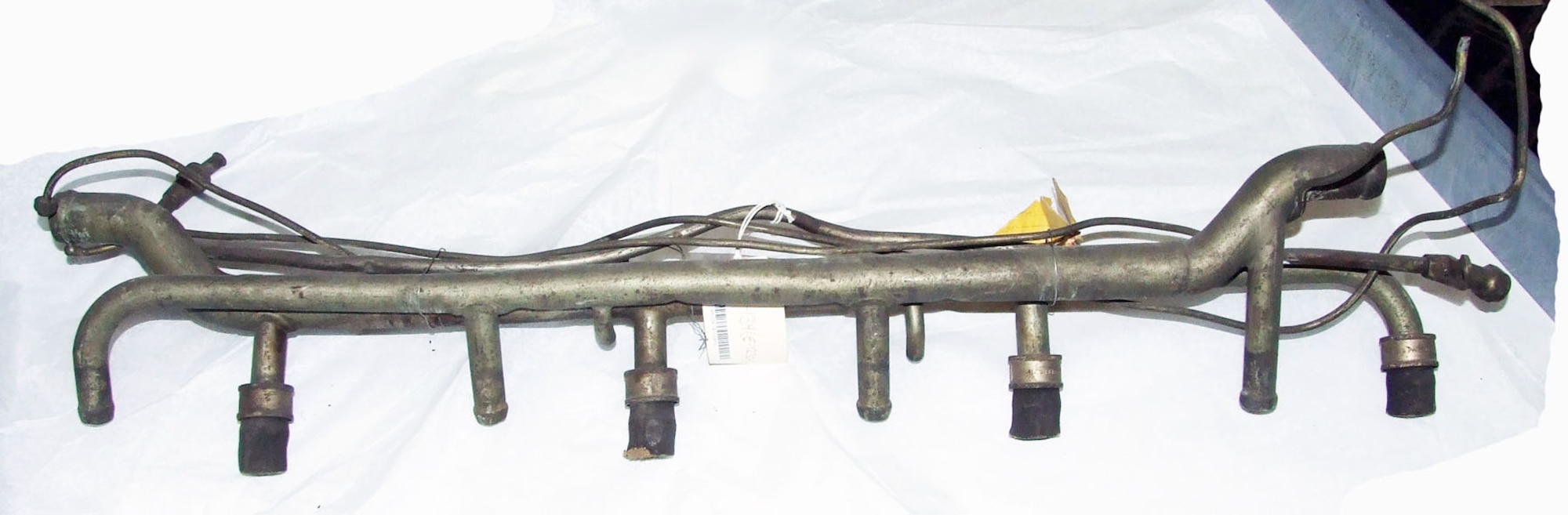 This type of water manifold was used on R-1, R-4 and R-5 U.S. Army Air Service racing aircraft during the 1920s. These Army aircraft competed for the Pulitzer Trophy. (U.S. Air Force photo)