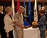 Gen. James F. Amos, commandant of the Marine Corps, and his wife Bonnie Amos are briefed by Petty Officer 2nd Class Jennifer Howell in the uniform section at the Charles C. Carson Center for Mortuary Affairs, Dover Air Force Base, Del., Oct. 05, 2011. This was the Commandant’s first visit to the mortuary. (U.S. Air Force photo/SSgt Agustin G. Salazar)
