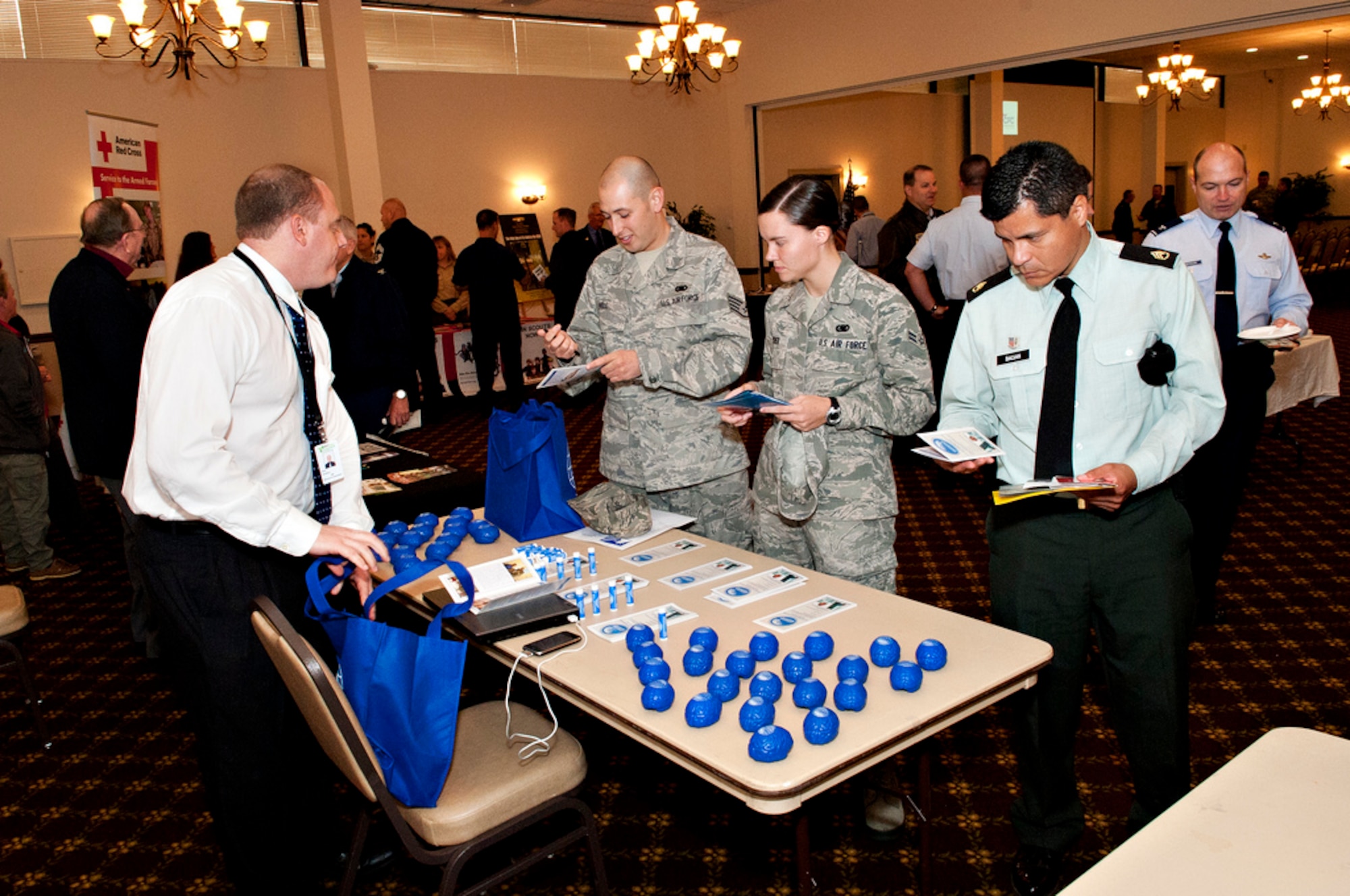 Joint Base McGuire-Dix-Lakehurst hosted the 50th Anniversary Kick-Off Ceremony of the Combined Federal Campaign Oct. 3 at Tommy B's Community Activities Center. The CFC is the world's largest annual workplace charity campaign. The CFC raises millions of dollars each year through pledges made by federal, civilian, postal, and military donors. The pledges are used to support non-profit organizations that provide health and human-service benefits throughout the world. (U.S. Air Force photo by Wayne Russell/Released)