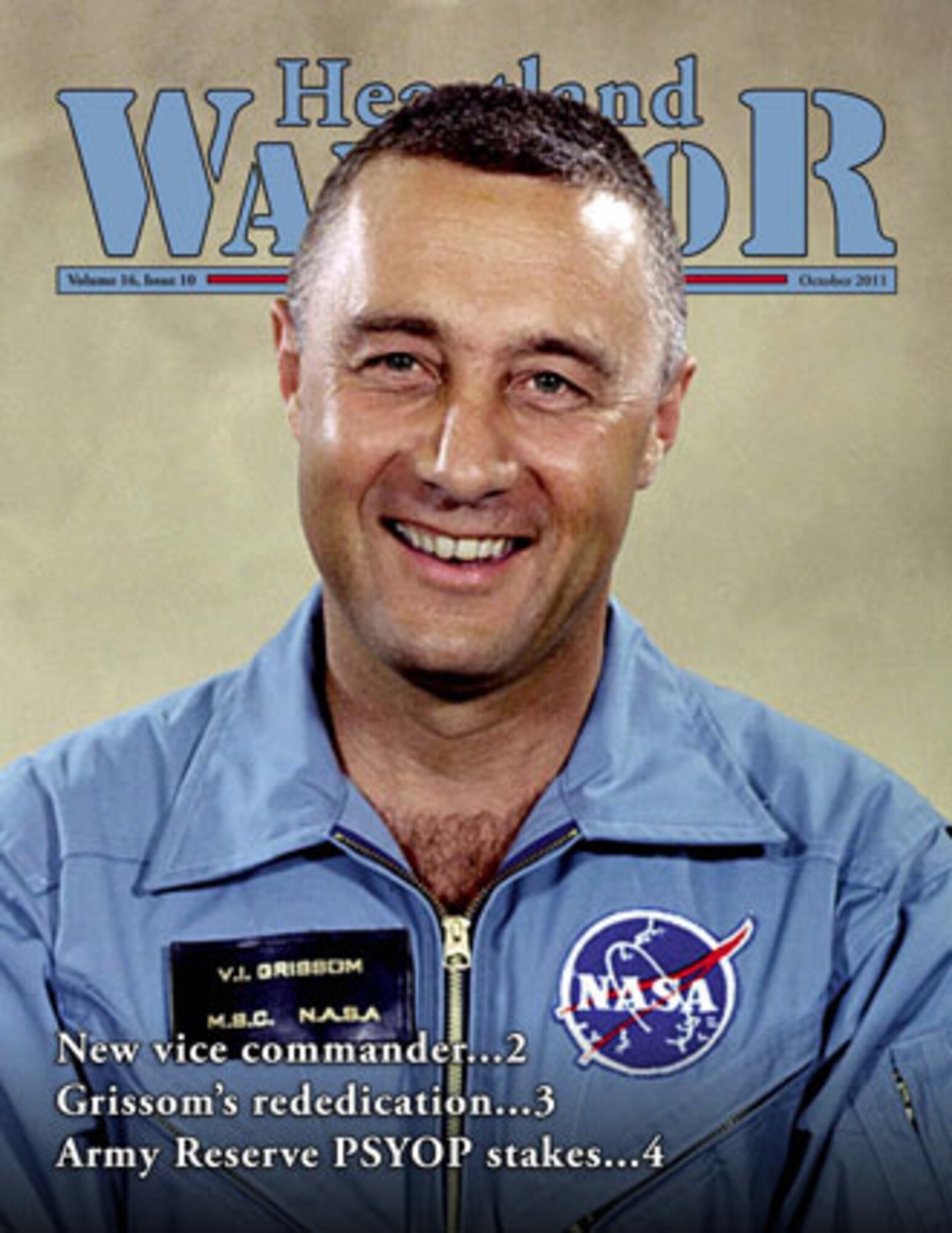 GRISSOM AIR RESERVE BASE, Ind., -- The Heartland Warrior is the official E-paper of the 434th Air Refueling Wing at Grissom ARB. The October issue contained 11 pages of news, photos and information. (U.S. Air Force graphic)