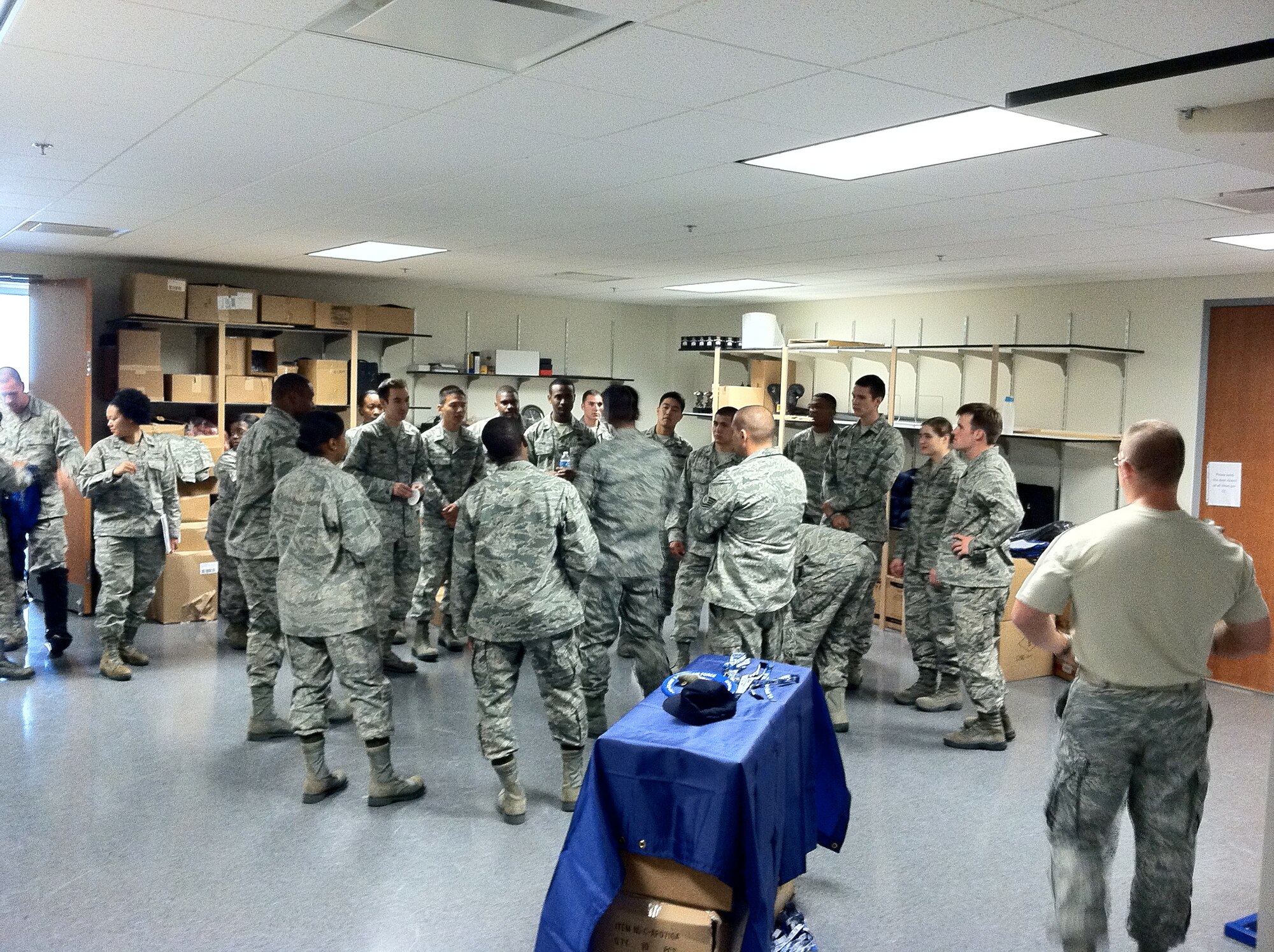 Members of the 367th Recruiting Squadron trained 20 second lieutenants from the United States Air Force Academy admissions diversity recruiting team, giving them critical skills needed to help them recruit from the Broadest Landscape. The Broadest Landscape is an Air Force Recruiting Service command priority that emphasizes recruiting highly qualified candidates from all races and ethnic backgrounds, from all across the country, and from every walk of life. (U.S. Air Force photo/Master Sgt. Brian Moore)