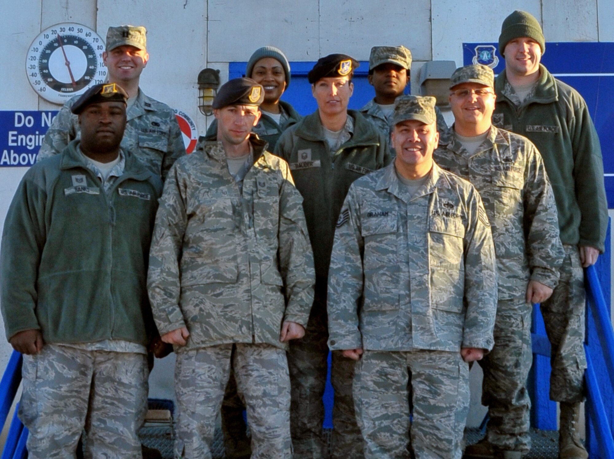 The Thule AFB Port Operations Team is the Gold Knight winner. (U.S. Air Force photo)